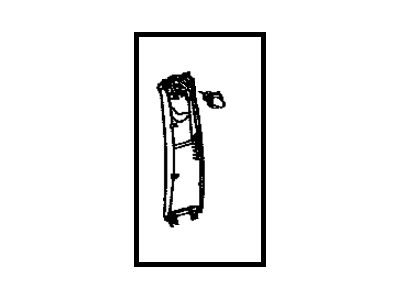 Toyota 62412-04040-B0 Garnish,  Center Pillar,  Upper LH