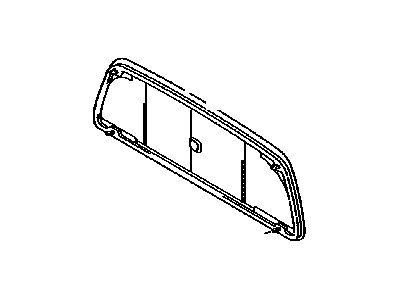Toyota 64810-04074 Window Assy,  Back