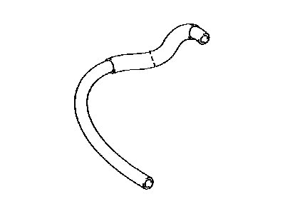 Toyota 12262-75190 Hose,  Ventilation,  NO.2