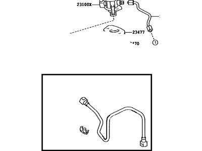 Toyota Tacoma Fuel Rail - 23901-0P150