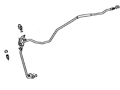 Toyota 88710-04201 Tube Assy,  Air Conditioner