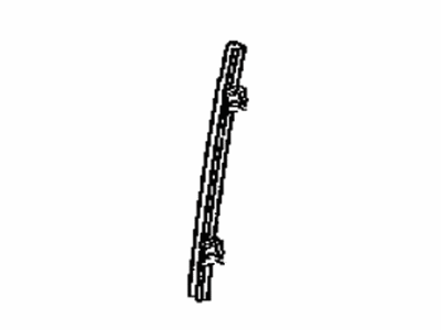 Toyota 67407-04020 Frame Sub-Assembly, Rear Door Window, Lower Passenger Side
