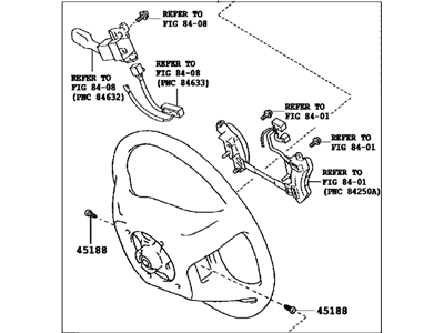 Toyota 45100-04310-C0 Wheel Assy,  Steering