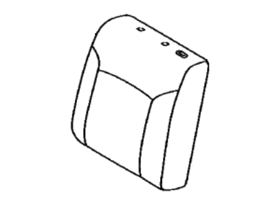 Toyota 71078-04151-B2 Cover,  Rear Seat Back,  LH(For Separate Type)