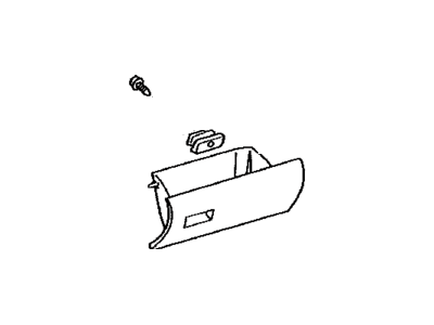 Toyota 55550-04060-B0 Door Assy,  Glove Compartment
