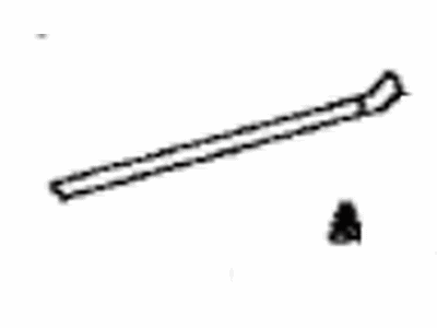 Toyota 64926-04020 Weatherstrip,  Tonneau Cover,  Rear LH