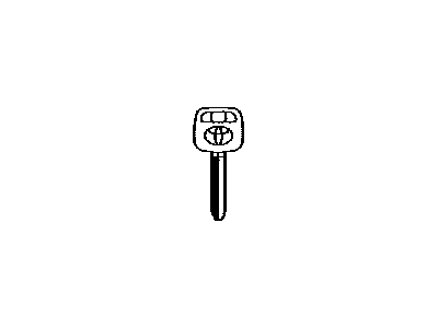 Toyota 90999-00251 Key,  Blank