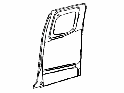 Toyota 67114-04030 Panel,  Rear Door,  Outer LH