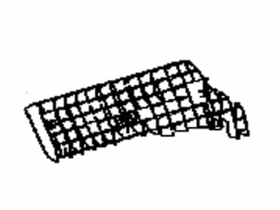 Toyota 66415-04070 Spacer, Side Rail, Rear Passenger Side
