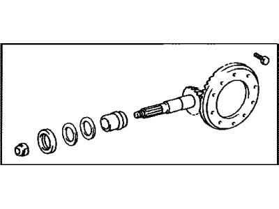 Toyota 41201-79525 Final Gear Kit,  Differential,  Rear
