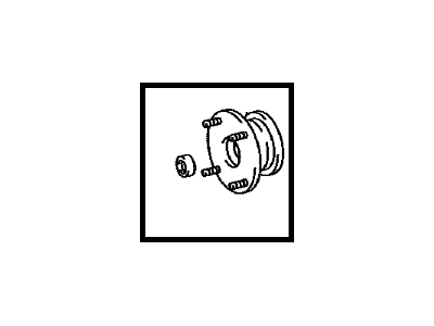 Toyota 33309-0K011 Flange Sub-Assy,  Output Shaft Companion
