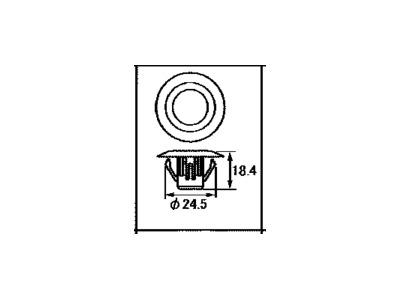Toyota 90950-01983 Plug, Hole(For Front Suspension Lower Arm)