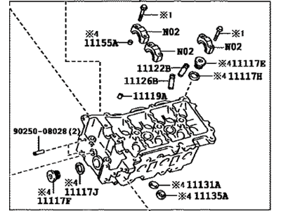 Toyota Cylinder Head - 11102-39245