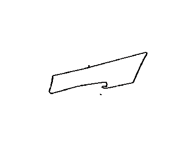 Toyota 76925-04010 Protector,  Side Mudguard,  NO.1