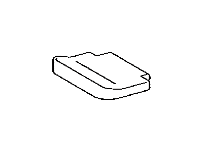 Toyota 71075-04330-C1 Cover,  Rear Seat Cushion,  RH (For Separate Type)