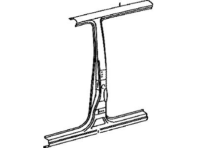 Toyota 61412-04050 Panel,  Rocker,  Outer LH