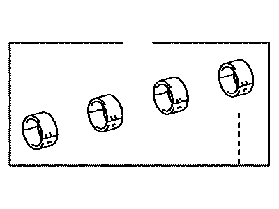 Toyota Rod Bearing - 13204-54024