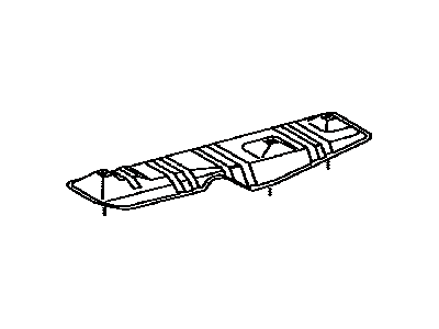 Toyota 58151-04070 Insulator,  Front Floor Heat,  NO.1