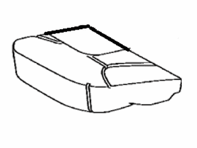 Toyota 71612-04040 Pad,  Rear Seat Cushion,  LH