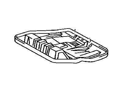 Toyota 71016-04040 Frame Sub-Assembly, Rear Seat Cushion, Driver Side