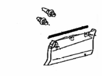 Toyota 75860-04901 Moulding Assy,  Body Rocker Panel,  LH
