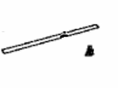 Toyota 64923-04010 Weatherstrip,  Tonneau Cover,  Center RH