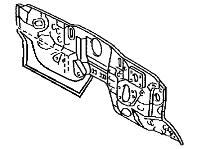 Toyota 55101-04450 Panel Sub-Assembly, Dash