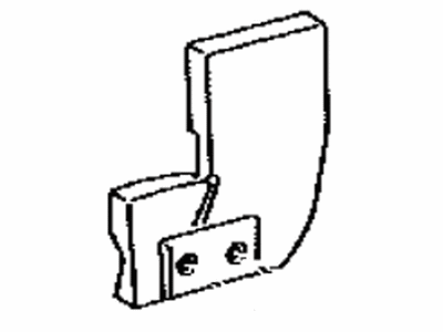 Toyota 67134-04010 Pad, Front Door Outer Panel, Passenger Side