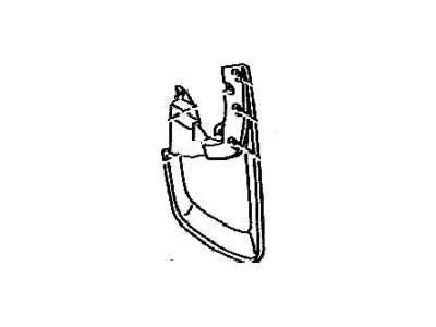 Toyota 76626-04180 Mudguard,  Quarter Panel,  Rear LH