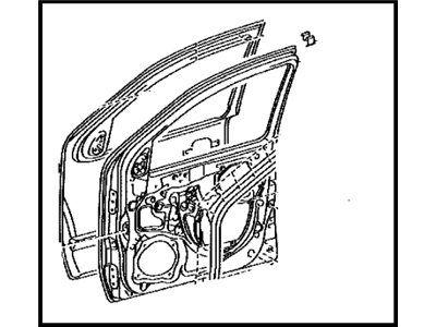 Toyota 67001-04201 Panel Sub-Assy,  Front Door,  RH