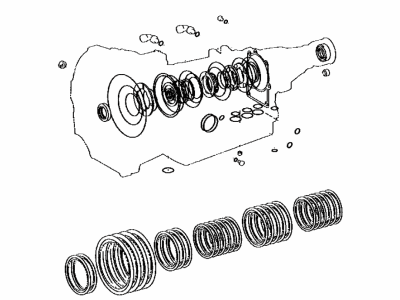 Toyota 04352-35350 Kit, Automatic Transmission Overhaul, Passenger Side
