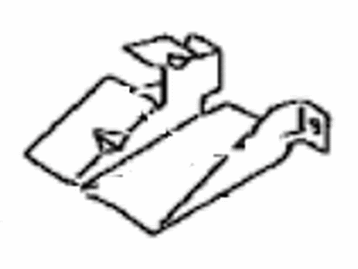 Toyota 46439-35070 Insulator,  Parking Brake Cable Heat