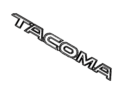 Toyota 75427-04041 Plate,  Front Door Name,  NO.1