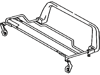 Toyota 78702-04010-B0 Frame Sub-Assy,  Sub Seat Cushion,  LH