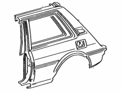 Toyota 61702-02010 Inner Panel Assembly