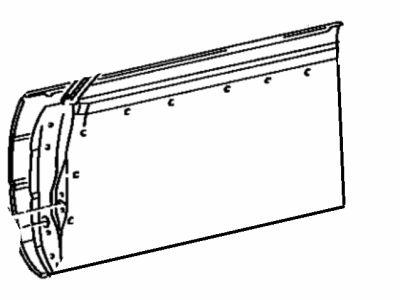 Toyota 67112-12421 Outer Panel