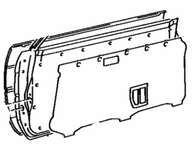 Toyota 67001-02010 Door