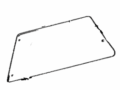 Toyota 62711-12440 Glass