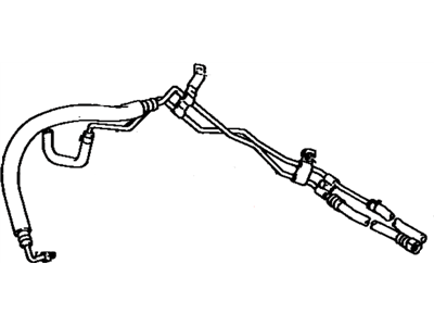 Toyota Corolla Power Steering Hose - 44410-02020