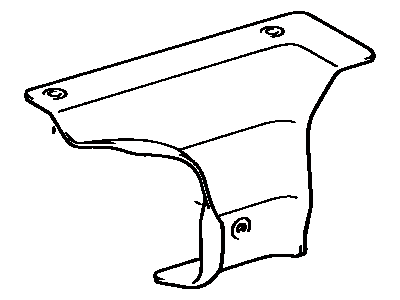 Toyota MR2 Exhaust Heat Shield - 17167-16060
