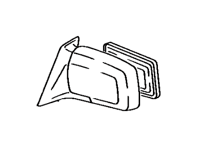 1987 Toyota Corolla Car Mirror - 87940-02010-D3
