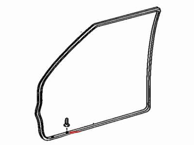 1987 Toyota Corolla Door Seal - 67862-12561