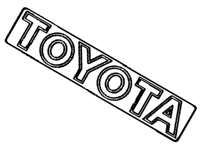 Toyota 75311-1A290 Nameplate