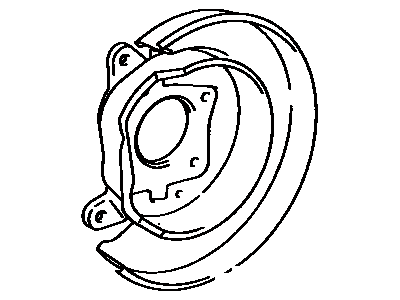 Toyota Corolla Backing Plate - 47803-12010