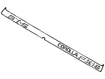 1987 Toyota Corolla Emblem - 75446-02030-H9