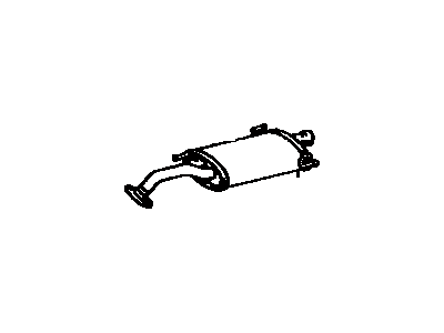 Toyota Corolla Muffler - 17430-YZZ28
