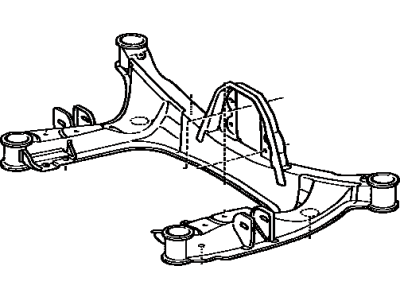 Toyota 51206-32010 Suspension Crossmember