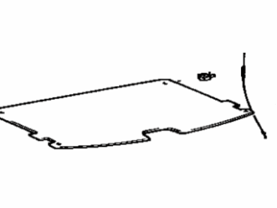 Toyota 64330-20740-01 Panel Assembly, Package Tray Trim