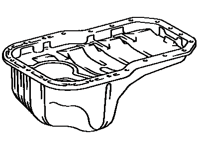 Toyota 12101-74022 Pan Sub-Assy,  Oil