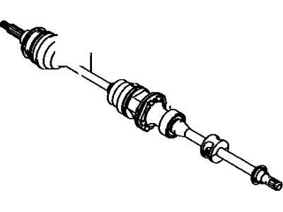 Toyota 43410-20180 Shaft Assy,  Front Drive,  RH